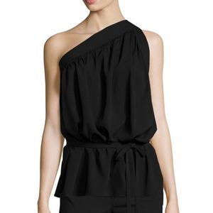 Helmut Lang one shoulder top